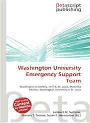 Washington University Emergency Support Team,6134476404,9786134476409