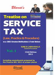 Bharat's Treatise on Service Tax (Law, Practice & Procedure) (With Free Download) 2 Vols. 12th Edition,8177336940,9788177336948