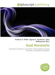 Gad Horowitz,6134172898,9786134172899