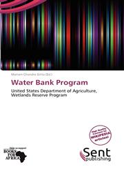 Water Bank Program,6137954382,9786137954386