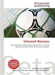 Vincent Bossou,6135048376,9786135048377