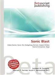 Sonic Blast,6133535075,9786133535077