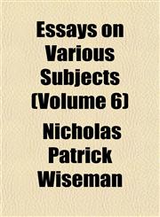 Essays on Various Subjects (Volume 6),1152857665,9781152857667