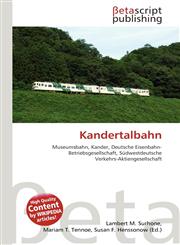 Kandertalbahn,613449867X,9786134498678
