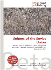 Snipers of the Soviet Union,6131097623,9786131097621