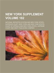 New York supplement Volume 182,1130522458,9781130522457