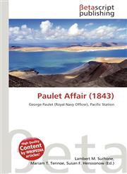 Paulet Affair (1843),613447276X,9786134472760