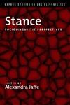 Stance Sociolinguistic Perspectives,0199860556,9780199860555