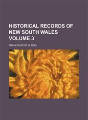 Historical records of New South Wales Volume 3,123111357X,9781231113578