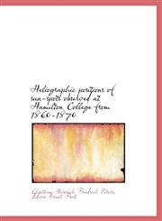 Heliographic positions of sun-spots observed at Hamilton College from 1860-1870,1115622153,9781115622158