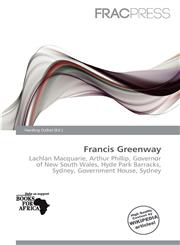 Francis Greenway,6200822514,9786200822512