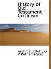 History of Old Testament Criticism,1140227394,9781140227397