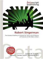 Robert Singerman,6135131109,9786135131109