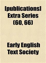 [publications] Extra Series (60, 66),1151435333,9781151435330