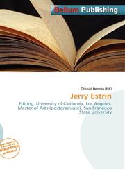 Jerry Estrin,6135879219,9786135879216