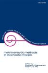 Matrix-Analytic Methods in Stochastic Models,0824797663,9780824797669