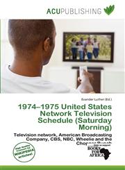 1974-1975 United States Network Television Schedule (Saturday Morning),6200074437,9786200074430