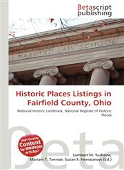 Historic Places Listings in Fairfield County, Ohio,6136426668,9786136426662