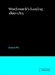 Wordsworth's Reading 1800 1815,0521496748,9780521496742
