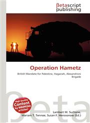 Operation Hametz,6135338129,9786135338126