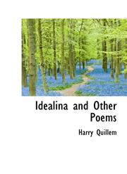 Idealina and Other Poems,1110477880,9781110477883