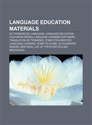 Language education materials Dictionaries by language, Language education television series, Language learning software,1233109790,9781233109791