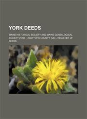 York Deeds (Volume 14),1235596656,9781235596650