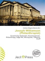 Joseph Williamson (Philanthropist),6135849247,9786135849240