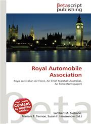 Royal Automobile Association,613507783X,9786135077834