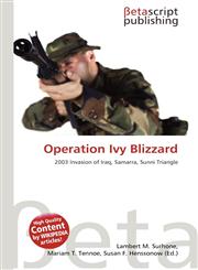 Operation Ivy Blizzard,6135347411,9786135347418