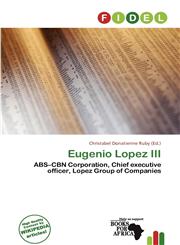 Eugenio Lopez III,6139684706,9786139684700