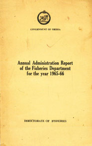 Annual Administration Report of the Fisheries Department for the Year - 1965-66
