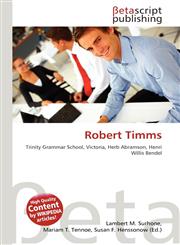 Robert Timms,6134455539,9786134455534