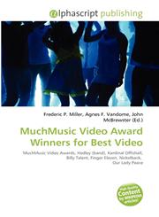 MuchMusic Video Award Winners for Best Video,6134189294,9786134189293