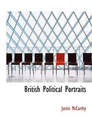 British Political Portraits,1140191969,9781140191964