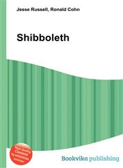 Shibboleth,5511113964,9785511113968
