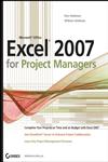 Microsoft Office Excel 2007 for Project Managers,0470047178,9780470047170