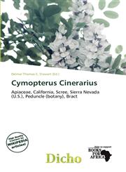 Cymopterus Cinerarius,6200172536,9786200172532