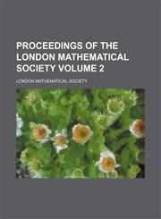 Proceedings of the London Mathematical Society Volume 2,1231187395,9781231187395