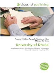University of Dhaka,6130011849,9786130011840