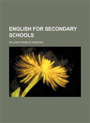 English for Secondary Schools,1458826783,9781458826787