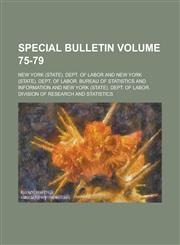 Special Bulletin Volume 75-79,123676742X,9781236767424