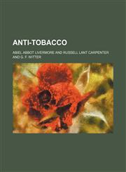 Anti-tobacco,1154630641,9781154630640