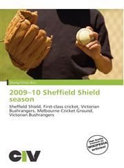 2009-10 Sheffield Shield season,6135964585,9786135964585