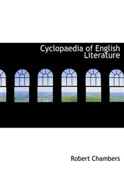 Cyclopaedia of English Literature,1140209787,9781140209782