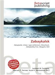 Zabaykalsk,613101549X,9786131015496