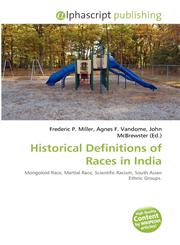 Historical Definitions of Races in India,6135637398,9786135637397