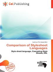 Comparison of Stylesheet Languages,6136791625,9786136791623