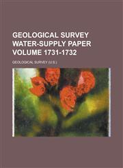 Geological Survey Water-Supply Paper Volume 1731-1732,123405406X,9781234054069
