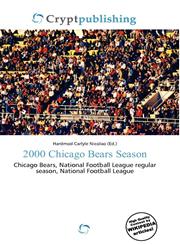 2000 Chicago Bears Season,6135957066,9786135957068